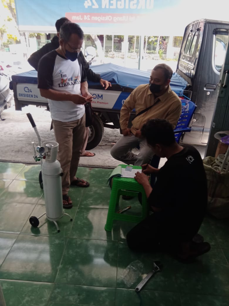 Pengiriman tabung oksigen Blora